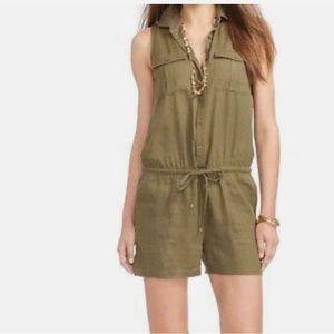 Ralph Lauren sleeveless cargo romper
